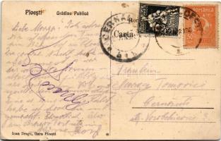 1925 Ploiesti, Ploesti, Ploesci; Gradina Publica / park with fountain (EB)