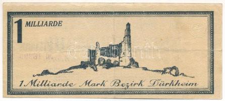 Németország / Weimari Köztársaság / Bad Dürkheim 1923. 1.000.000.000M szükségpénz T:F
Germany / Wei...