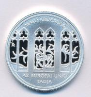 2004. 5000Ft Ag "Magyarország az Európai Unió tagja" tanúsítvánnyal T:PP  Adamo EM190