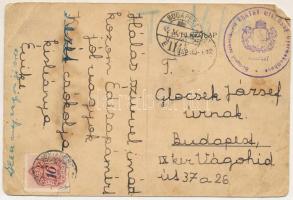 1942 Budapest II. Budapest Székesfőváros Horthy Miklósné Gyermekotthona. Hidegkúti út 107. (b)