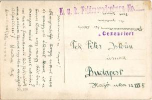 1915 WWI Austro-Hungarian K.u.K. military art postcard. W. R. B. & Co. Nr. 136. + "K.u.K. F...