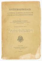 Dr. Filarszky Nándor: Növénymorphologia. A növények alaki tulajdonságai és a velök kapcsolatos életjelenségek. Bp., 1911, Franklin-Társulat, XII+1028 p. Gazdag szövegközti képanyaggal illusztrálva. Kiadói papírkötés, sérült, kissé hiányos borítóval, helyenként sérült, kissé foltos lapokkal, a címlapon sarokhiánnyal, tulajdonosi bélyegzővel.