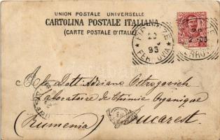 1906 Marina di Pisa, Stazione del Tram / tramway station, train. photo + "FIRENZE FERROVIA"...