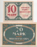 Németország / Weimari Köztársaság / Berchtesgaden 1922. 10M-1000M szükségpénz (5xklf) T:UNC-VF
Germ...