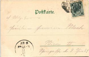 1902 Maribor, Marburg; Franz Josef-Anlagen / park, monument (fl)