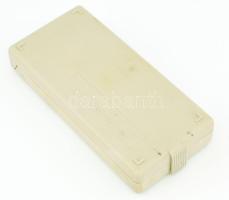 Szovjet mikrometer, dobozában