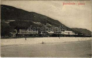 1916 Bischofshofen, Bahnhof / railway station, train, locomotive (fa)