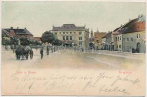 1904 Tulln an der Donau, Hauptplatz / main square. Verlag G. Wolffhardt