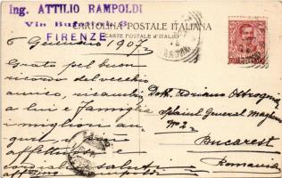 Firenze, Florence; Grand Hotel Baglioni, Piazza dell' Unita Italiana (EK)