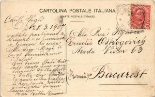 1907 Legino (Savona). Ed. F.lli Burnengo Art Nouveau, floral (EK)