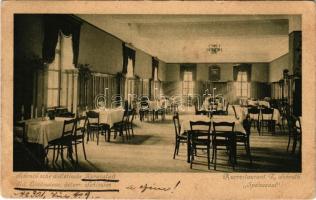 1911 Dolní Lipová, Nieder Lindewiese (Lipová-lázne); Schroth'sche diätetische Kuranstalt, Kurrestaurant, Speisesaal / spa hotel and restaurant interior (EB)