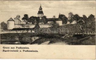 1916 Pidkamin, Podkamien; Klasztor OO. Dominikanów / monastery. Verlag Nathan Rismak + "K.u.K. Infanterieregiment Wilhelm I. Deutscher Kaiser und König von Preussen No. 34. 17. Feldkompagnie" (fl)