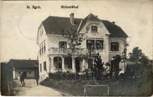 1911 St. Egidi, Südmarkhof, Fleischhauer / villa, butcher shop. photo (fl)