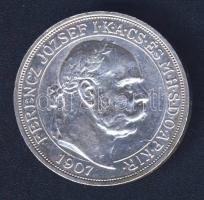 1907. 5K Ag "Jubileum" T:2/2- kis k.