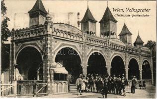 1928 Wien, Vienna, Bécs II. Volksprater, Elektrische Grottenbahn / amusement park railway