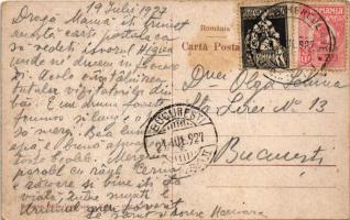 1927 Herkulesfürdő, Baile Herculane; Izvorul Tamaduirea Hygiea si Baia Hercules / forrás és fürdő / ...