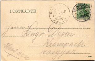 1903 Swinoujscie, Swinemünde; Strand u. Dünenstrasse / beach (EK)