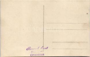 Oravicabánya, Oravita; utca, Eugen Hamburger és Raimund Supp üzlete / street, shops. Benesch Ernő ph...