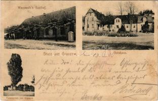 1906 Granzow; Wassmuth's Gasthof, Wahrzeichen, Gutshaus / restaurant and hotel, villa (EK)