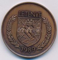 Bognár György (1944-) 1989. "Letenye / Várossá nyilvánítás emlékére - Letenye város tanácsa&quo...