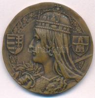 ~1925. "Magyar Királyi Állami Pénzverő Látogatási Érme" bronz emlékérem (36mm) T:XF ph