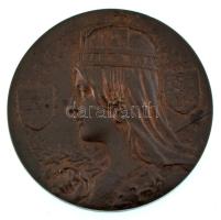 1908. "A Körmöczbányai Magyar Királyi Pénzverde Látogatásának Emlékére" kétoldalas bronz e...