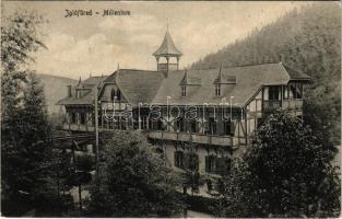 1918 Iglófüred, Bad Zipser Neudorf, Spisská Nová Ves Kupele, Novovesské Kúpele; Millenium szálloda. Wlaszlovits Gusztáv kiadása / spa, villa hotel (EK)