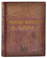 Magyar Vasutasok Albuma. 1927. Szerk.: Vass István. Bp.,1927, Magyar Vasutasok Albuma,(Apostol-ny.) Szövegközti fekete-fehér fotókkal. Korabeli reklámokkal. Kiadói dúsan aranyozott félvászon-kötésben, Piszkos borítóval, sérült fűzéssel.. Benne Rákosi Jenő, Tormay Cecile, Szederkényi Anna, Györkössy Endre és mások írásaival.