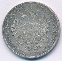 1859B 1Fl Ag "Ferenc József" T:XF,VF patina 
Hungary 1859B 1 Florin Ag "Franz Joseph...