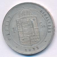 1873KB 1Ft Ag "Ferenc József / Középcímer" Körmöcbánya T:XF 
Huszár: 2138., Unger III.: 1...