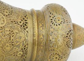 Ortodox tömjénfüstölő. cca 1850, réz, hiánnyal, m: 24 cm