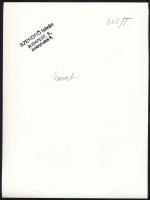 cca 1930-1940 Szendrő István (1908-2000): Kecseti (Erdély, Hargita megye) népviselet (Gyöngyösbokrét...