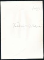 cca 1930-1940 Szendrő István (1908-2000): Kalotaszentkirályi (Erdély, Kolozs megye) népviselet (Gyön...