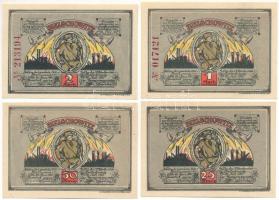 Németország / Weimari Köztársaság / Bielschowitz 1921. 25pf-2M (4xklf) T:UNC
Germany / Weimar Repub...