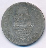 1890KB 1Ft Ag "Ferenc József / Barokk címer" T:VF,F ph., patina
Adamo M15