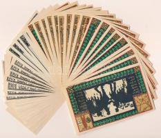 Németország / Weimari Köztársaság / Bitterfeld 1921. 5pf-75pf (46xklf) T:UNC,AU
Germany / Weimar Re...