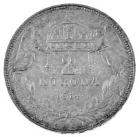 1914KB 2K Ag "Ferenc József" (10g) T:AU,XF patina, kis ph.
Hungary 1914KB 2 Korona Ag &qu...
