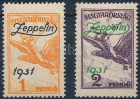 1931 Zeppelin sor (14.000) (2P lyuk / hole)