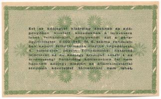 1946. 50.000AP sorszám-és vízjel nélkül T:UNC,AU 
Adamo P50B