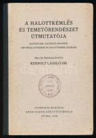 Kerbolt László: A halottkémlelés és temetőrendészet útmutatója. Hatóságok, hatósági orvosok orvoshalottkémek és halottkémek számára. Írta és összeáll. - - Dr. A szerző, Dr. Kerbolt László (?-?) által Dr. Kenessey Gyula főszolgabíró részére DEDIKÁLT példány. Nagyságos Dr. Kenessey Gyula főszolgabíró úrnak mély tiszteletem és nagyrabecsülésem jeléül. Sárosd, 1936. VIII. 12. Gyoma, 1936, Kner Izidor, 94+1 p. Kiadói félvászon-kötés, kissé kopott, kissé foltos borítóval, aláhúzásokkal,Gyulay Nagy Tihamér orvos névbélyegzéseivel.  Dr. Kenessey Gyula (1888-1945) jogi doktor, 69-es gyalogezred katonája az I. világháborúban, a Magyar Tűzharcos Szövetség alelnöke, sárbogárdi főszolgabíró (1926-1944.) A fejérmegyei közélet ismert és tisztelt alakja volt. Határozottan lépett fel a nyilas mozgalom ellen, ezért Szálasi utasítására letartóztatták és Dachauba szállították, ahol végül elhunyt.