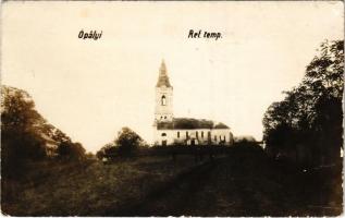 1928 Ópályi (Mátészalka), Református templom. photo (Rb)