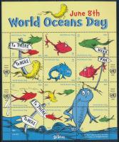 World Oceans Days sheet, A világ óceánjai teljes ív