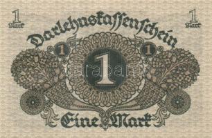 Német Birodalom / Weimari Köztársaság 1920. 1M (2x) egymás utáni sorszámokkal T:I