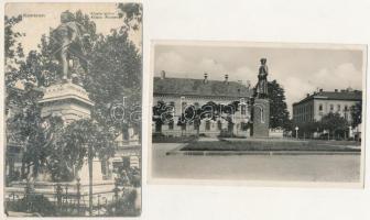 Komárom, Komárnó; 4 db régi képeslap vegyes minőségben / 4 pre-1945 postcards in mixed quality