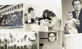 cca 1960/80, 100 darab vegyes fotó, zömmel családi fotó, 9x15 cm