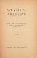 Móricz Zsigmond: Szerelem. - - egyfelvonásosai. I-VII. köt. [Teljes]. Bp., é.n./1918, Légrády Testvé...