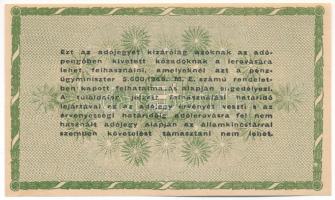 1946. 50.000AP sorszám-és vízjel nélkül T:XF 
Adamo P50B