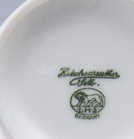 5 db klf Hutschenreuter Biszkvit és fehér mázas plasztikus mintákkal jelzett, hibátlan m: 11-20 cm