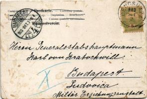 1903 Szentegát (Szigetvár), a zsidó Biedermann bárói család kastélya és kápolna. Art Nouveau (szakad...