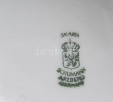 5 db klf Johann Seltmann - Weiden porcelán váza. Biszkvit és fehér mázas plasztikus mintákkal jelzet...